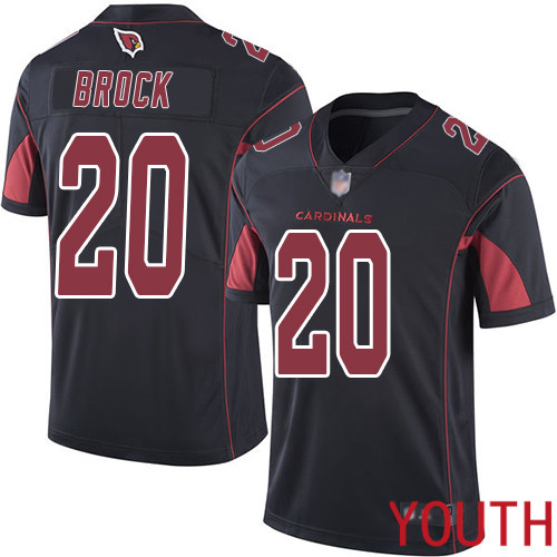 Arizona Cardinals Limited Black Youth Tramaine Brock Jersey NFL Football #20 Rush Vapor Untouchable->youth nfl jersey->Youth Jersey